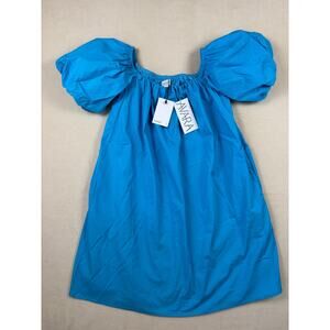 NWT Avara‎ Sugarlips puff sleeve dress with pockets size XS spring